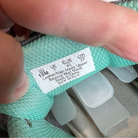 Ryka gray teal sky walk walking exercise athletic shoes size 10 - Picture 6 of 7